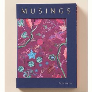 Anthropologie Purple and Blue Musings Journal